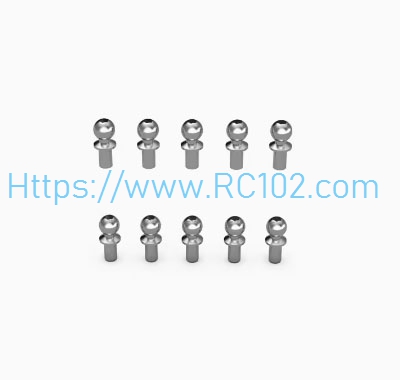 (image for) [RC102] 4.8 Ball head screws Rlaarlo AX-917 AX-787 RC Car Spare Parts