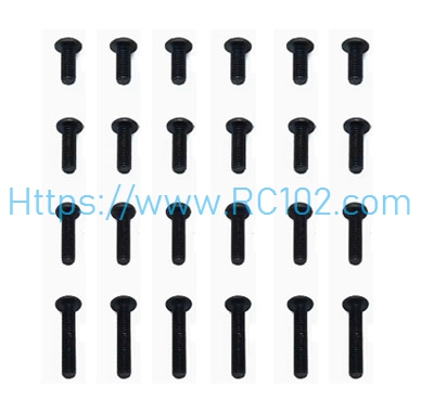 (image for) [RC102] Internal hexagonal mechanical screw M3×8/M3×10/M3×12/M3×18 Rlaarlo AX-917 AX-787 RC Car Spare Parts