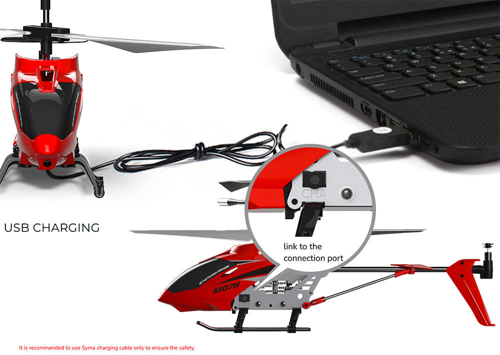 S107H 3CH 2.4GHZ hover function Remote Control Helicopter Toys Gifts
