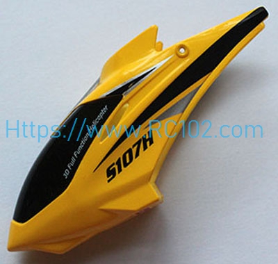 [RC102]Head cover [Yellow] SYMA S107H RC Helicopter Spare Parts - Click Image to Close