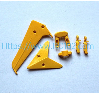 [RC102]Tail decoration [Yellow] SYMA S107H RC Helicopter Spare Parts