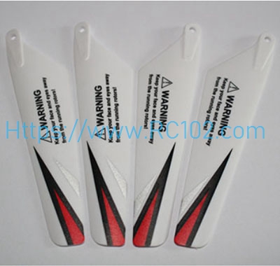 [RC102]Main blade [Red] SYMA S107H RC Helicopter Spare Parts - Click Image to Close