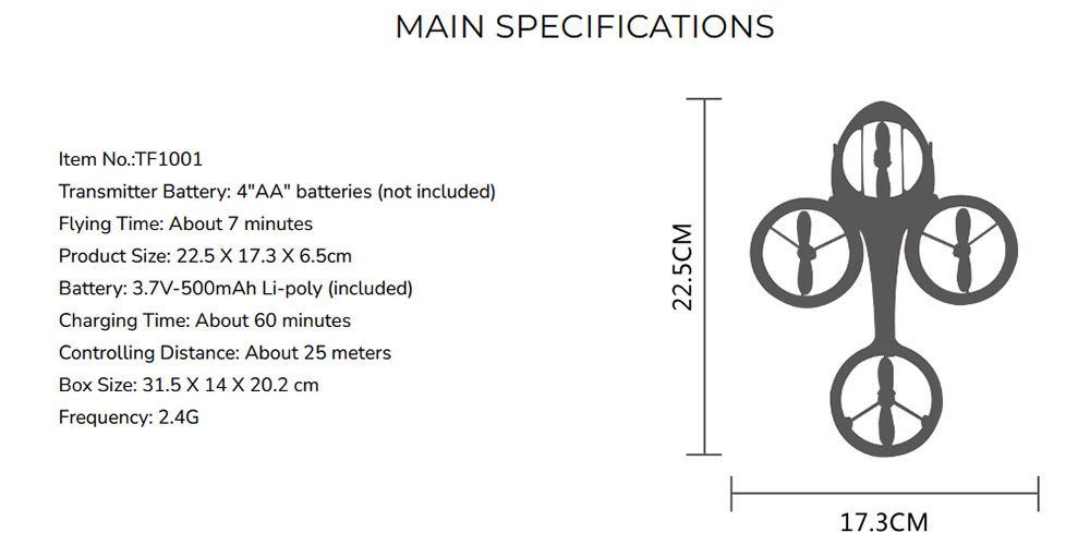 SYMA TF1001 Radio Control Drone With Landing Pad New Design Mini Quadcopter Best Indoor RC Toy For Kids