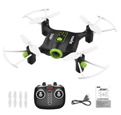 SYMA X20P 2.4G 4CH 6Aixs Altitude Hold Mode 2.4Ghz Remote Control Pocket Drone Headless RC Toys Gift