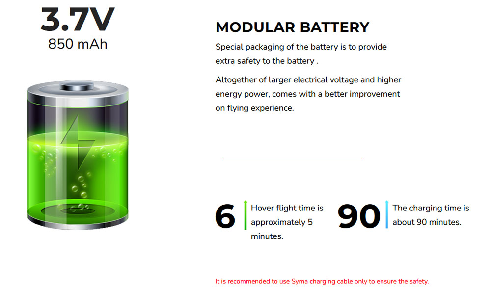 SYMA X26 RC Drone Quadcopter Infrared Obstacle Avoidance One Key Take Off/Landing RC Toy with 3D Rollover Function Toy Gifts