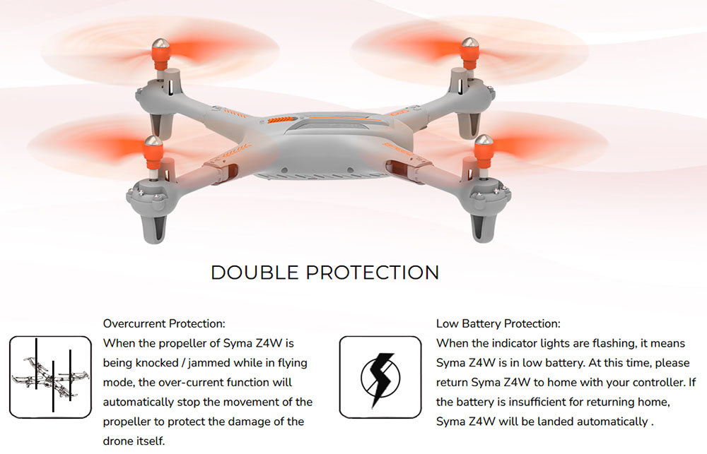 SYMA Z4W Storm Quadcopter 2.4G 6Axis FPV Camera Remote Control Fixed altitude aerial Quadcopter 