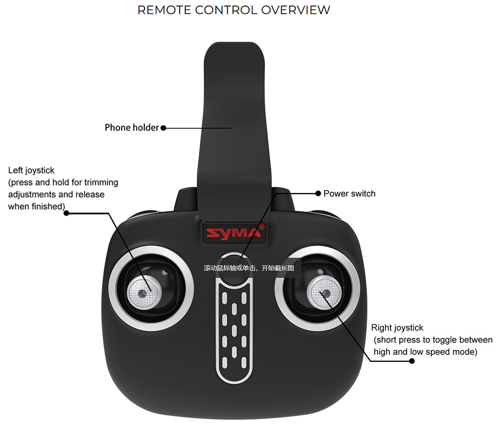 SYMA Z4W Storm Quadcopter 2.4G 6Axis FPV Camera Remote Control Fixed altitude aerial Quadcopter 