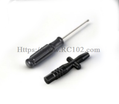 (image for) WLtoys 244018 RC Car Spare Parts: Zinc alloy hexagonal socket + Phillips screwdriver