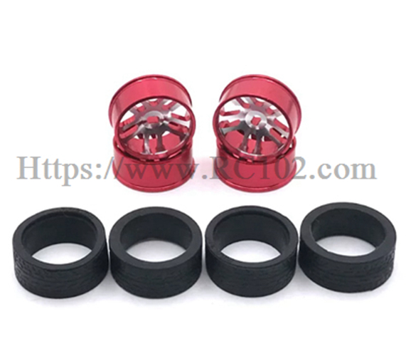  WLtoys 284191 284019-A Upgrade metal wheel hub – racing soft tire tread | RC Drifting Car spare parts
