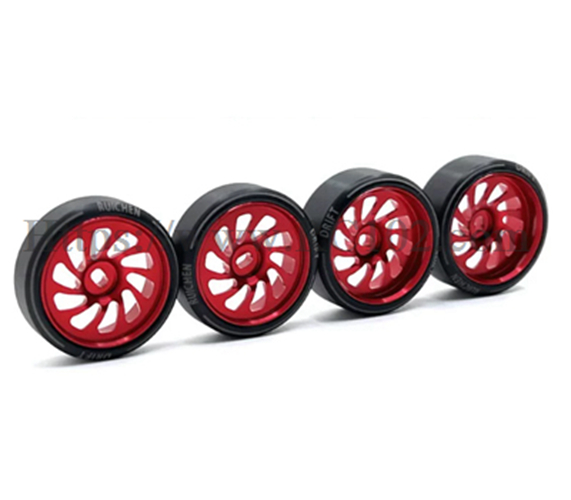 Pneus durs de drift avec moyeu métallique de mise à niveau – étroits à l'avant, larges à l'arrière WLtoys 284191 284019-A | Pièces détachées pour voiture RC de drift Pneus durs de drift avec moyeu métallique de mise à niveau – étroits à l'avant, larges à l'arrière WLtoys 284191 284019-A | Pièces détachées pour voiture RC de drift