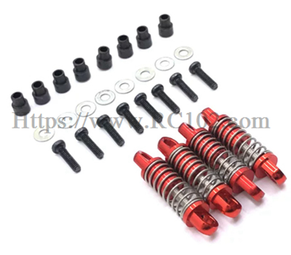 Amortisseur métallique de mise à niveau WLtoys 284191 284019-A | Pièces détachées pour voiture RC de drift Amortisseur métallique de mise à niveau WLtoys 284191 284019-A | Pièces détachées pour voiture RC de drift