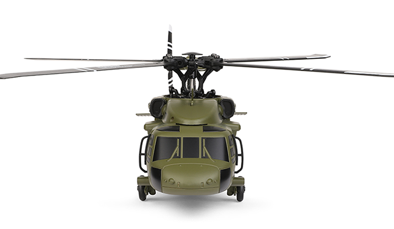 XK K170 UH-60L 2.4G 4CH 6-Axis Gyro Brushless Motor Military Green RC Helicopter