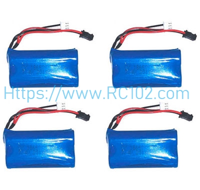 [RC102] 7.4V 1200mAh Battery 4pcs WLtoys 104310 RC Car Spare Parts
