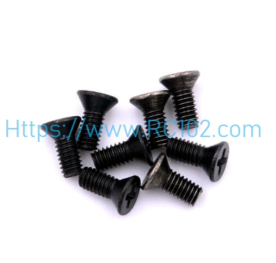 [RC102] 12401-0246 Cross countersunk head screw WLtoys 12402-A RC Car Spare Parts