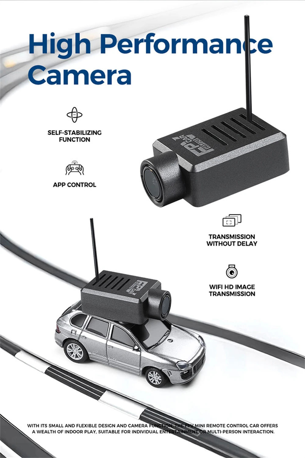 Wltoys 6401 1/64 FPV RC Car Wifi Camera Photos Videos VR App Control Built In Gyro Drift Desktop Micro 3 Speed On-Road Mini Full Proportional Vehicles Models Toys