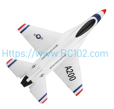[RC102] Fuselage Body foam assembly XK A200 F-16B RC Airplane Spare Parts - Click Image to Close